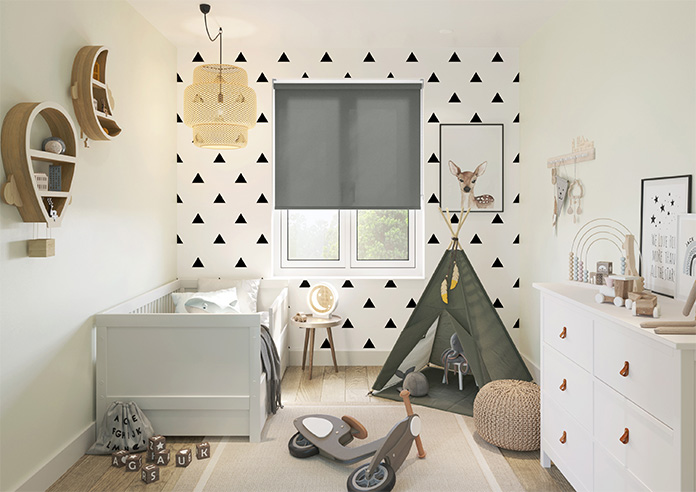 Rimini, Storm Cloud - Twist&Fit Roller Blind - Image 8